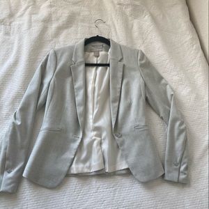 Gray H&M fitted blazer size 4